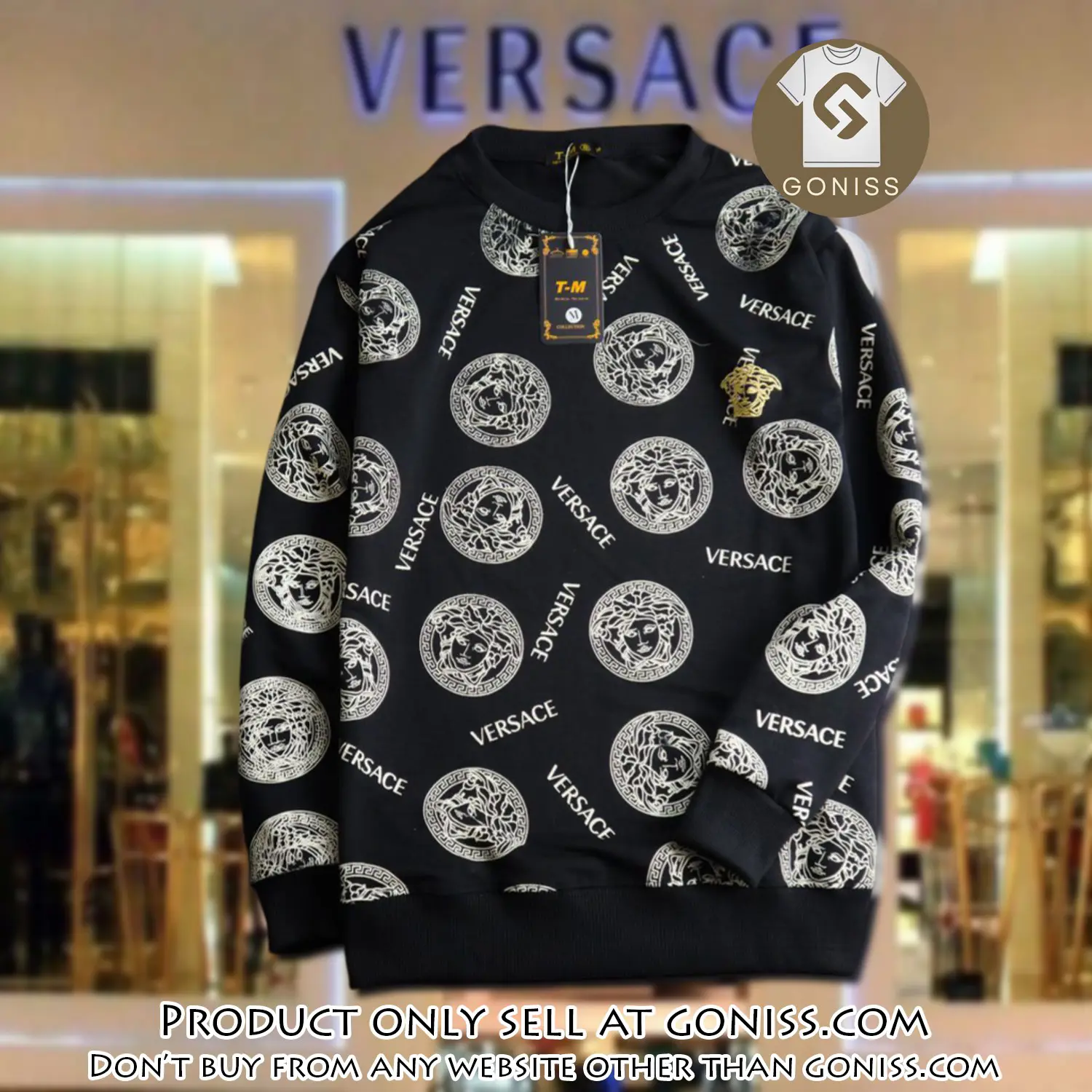 Versace luxury ugly sweater for winter lzu1423 gn0938358